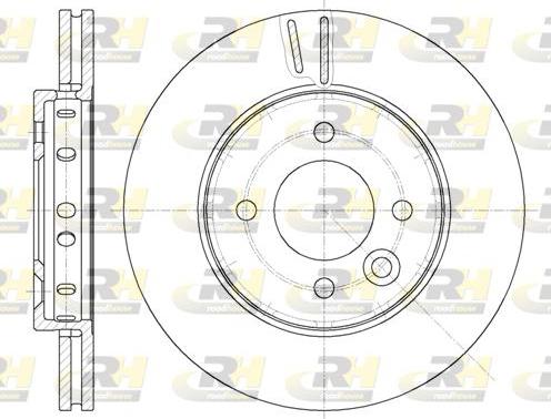 Roadhouse 61838.10 - Гальмівний диск autocars.com.ua
