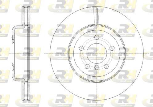 Roadhouse 61842.10 - Гальмівний диск autocars.com.ua