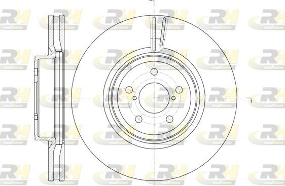 Roadhouse 61856.10 - Гальмівний диск autocars.com.ua