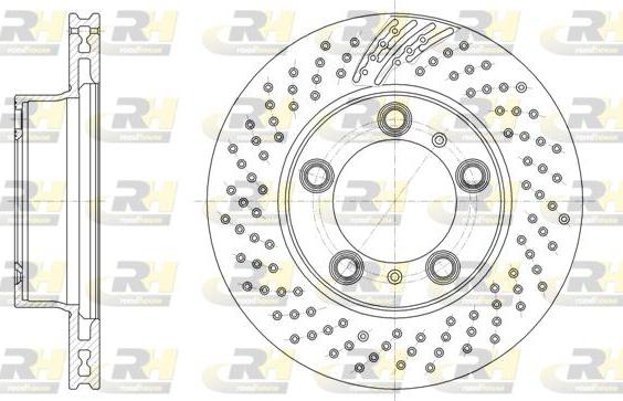 Roadhouse 61863.11 - Гальмівний диск autocars.com.ua