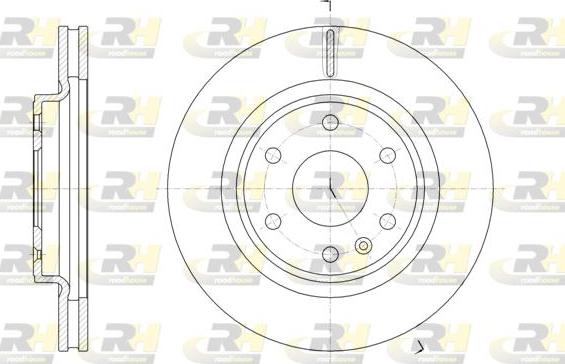 Roadhouse 61872.10 - Гальмівний диск autocars.com.ua