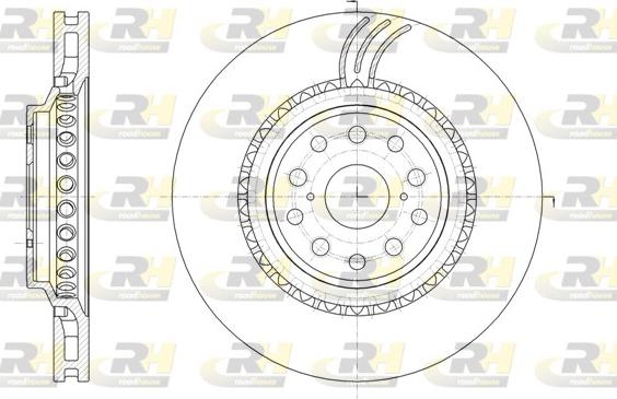 Roadhouse 61877.11 - Гальмівний диск autocars.com.ua