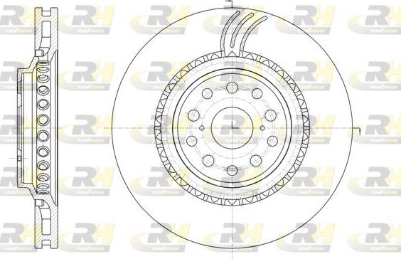 Roadhouse 61878.10 - Гальмівний диск autocars.com.ua