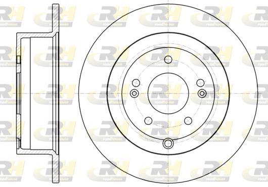 Roadhouse 61886.00 - Гальмівний диск autocars.com.ua