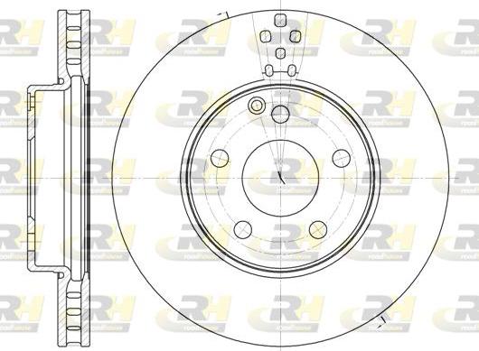 Roadhouse 61889.10 - Гальмівний диск autocars.com.ua