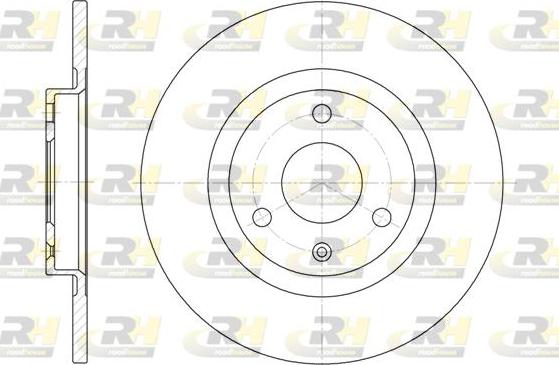 Roadhouse 6190.00 - Гальмівний диск autocars.com.ua