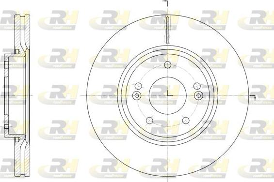 Roadhouse 61904.10 - Гальмівний диск autocars.com.ua