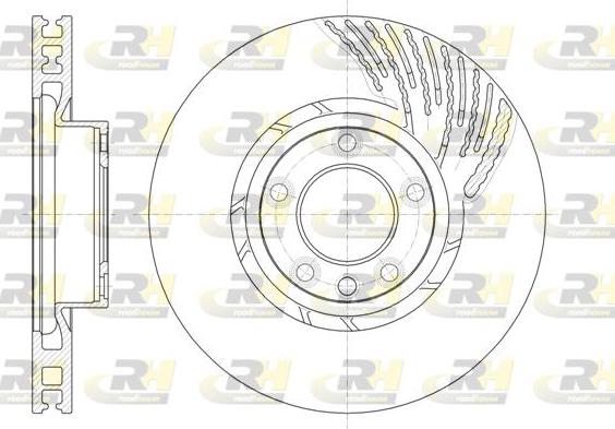 Roadhouse 61908.10 - Гальмівний диск autocars.com.ua