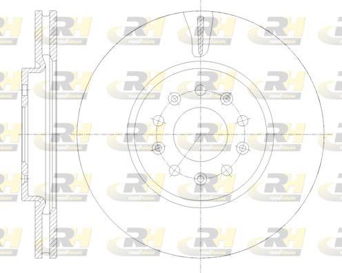 Roadhouse 61909.10 - Гальмівний диск autocars.com.ua