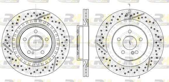 Roadhouse 61923.10 - Гальмівний диск autocars.com.ua