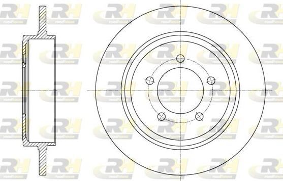 Roadhouse 61933.00 - Тормозной диск avtokuzovplus.com.ua