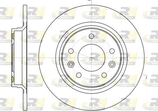 Roadhouse 61937.00 - Гальмівний диск autocars.com.ua