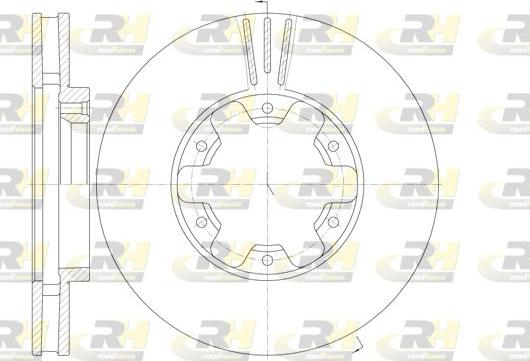 Roadhouse 61950.10 - Гальмівний диск autocars.com.ua