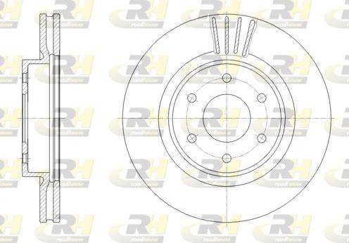 Roadhouse 61963.10 - Гальмівний диск autocars.com.ua