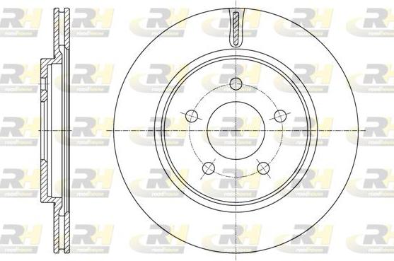Roadhouse 61964.10 - Тормозной диск avtokuzovplus.com.ua