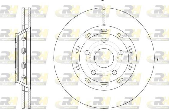 Roadhouse 61968.10 - Тормозной диск avtokuzovplus.com.ua