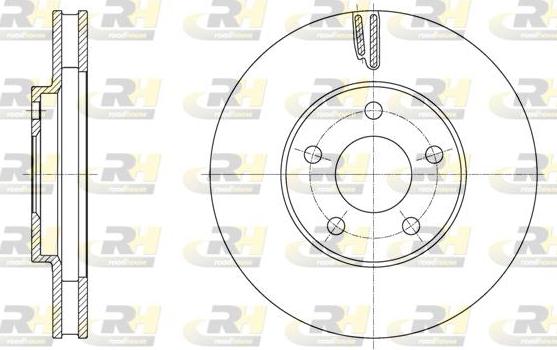 Roadhouse 61995.10 - Гальмівний диск autocars.com.ua