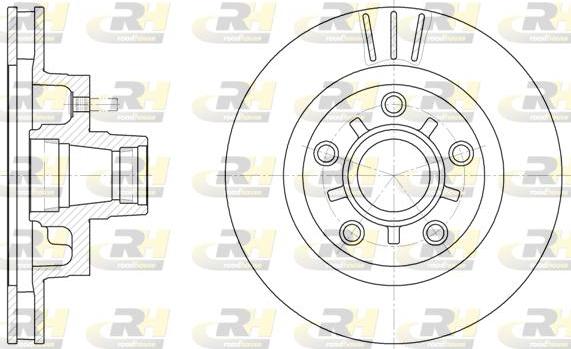 Roadhouse 62019.10 - Тормозной диск avtokuzovplus.com.ua