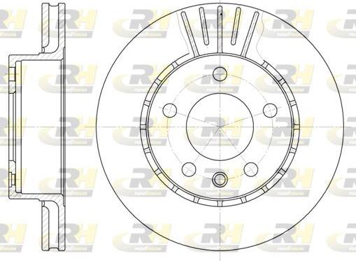 Roadhouse 6202.10 - Гальмівний диск autocars.com.ua