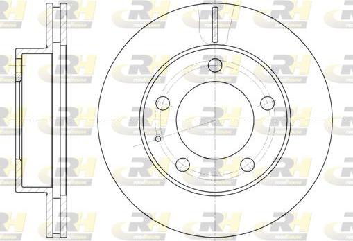 Roadhouse 6203.10 - Гальмівний диск autocars.com.ua