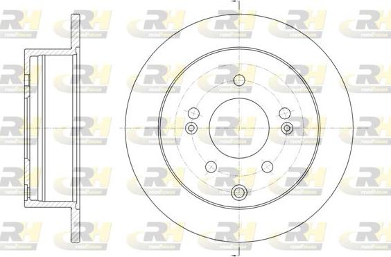 Roadhouse 62038.00 - Гальмівний диск autocars.com.ua