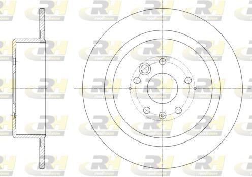 Roadhouse 62043.00 - Гальмівний диск autocars.com.ua