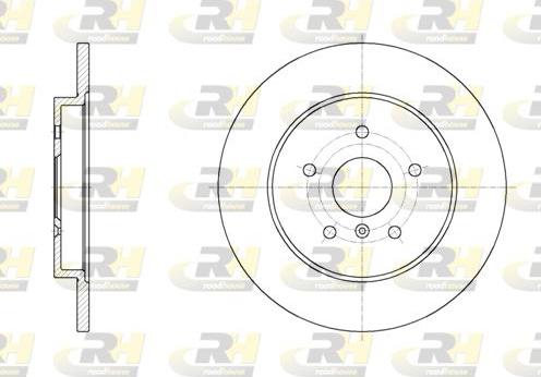 Roadhouse 62046.00 - Гальмівний диск autocars.com.ua