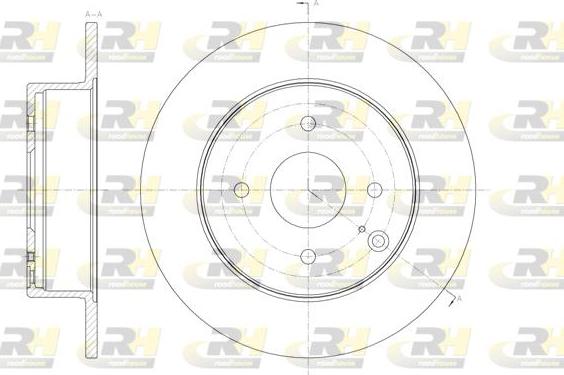 Roadhouse 62052.00 - Гальмівний диск autocars.com.ua