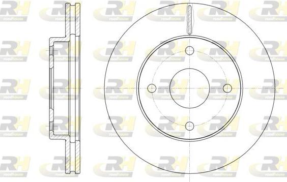 Roadhouse 62065.10 - Гальмівний диск autocars.com.ua