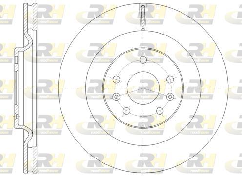 Roadhouse 62081.10 - Гальмівний диск autocars.com.ua