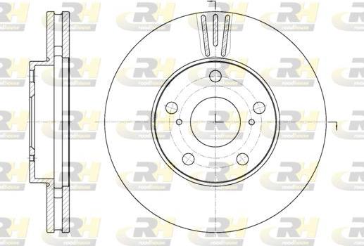 Roadhouse 62087.10 - Гальмівний диск autocars.com.ua