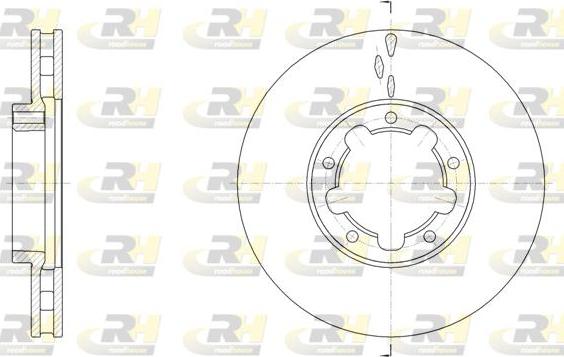 Roadhouse 62091.10 - Тормозной диск avtokuzovplus.com.ua