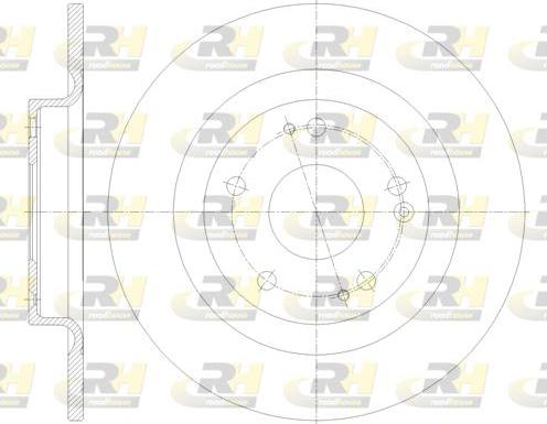 Roadhouse 62101.00 - Тормозной диск autodnr.net