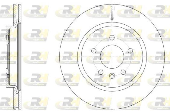 Roadhouse 62106.10 - Гальмівний диск autocars.com.ua