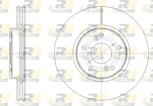 Roadhouse 62108.10 - Тормозной диск avtokuzovplus.com.ua