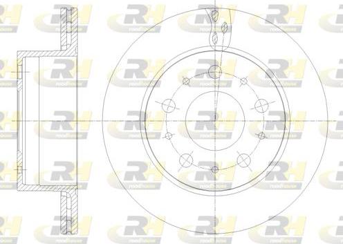 Roadhouse 62109.10 - Гальмівний диск autocars.com.ua