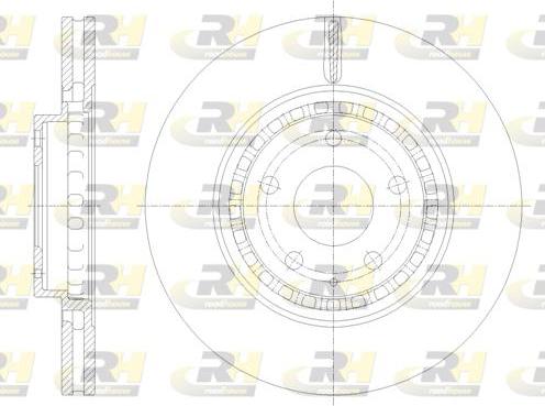 Roadhouse 62116.10 - Гальмівний диск autocars.com.ua