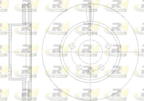 Roadhouse 62117.10 - Тормозной диск avtokuzovplus.com.ua