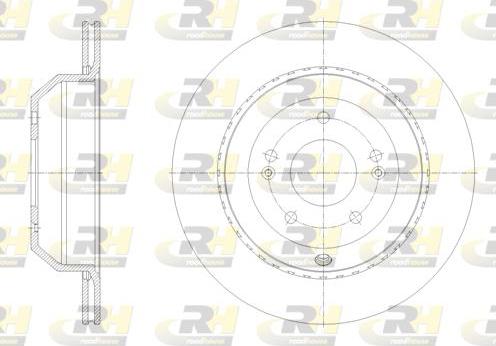 Roadhouse 62123.10 - Тормозной диск avtokuzovplus.com.ua