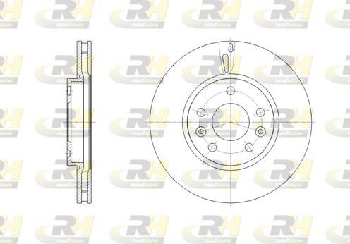 Roadhouse 62130.10 - Гальмівний диск autocars.com.ua