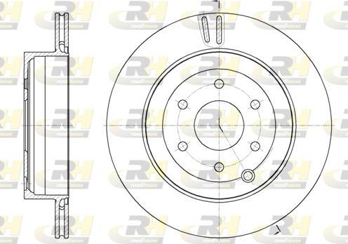 Roadhouse 62135.10 - Тормозной диск avtokuzovplus.com.ua