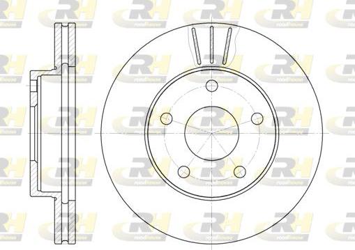 Roadhouse 6214.10 - Гальмівний диск autocars.com.ua