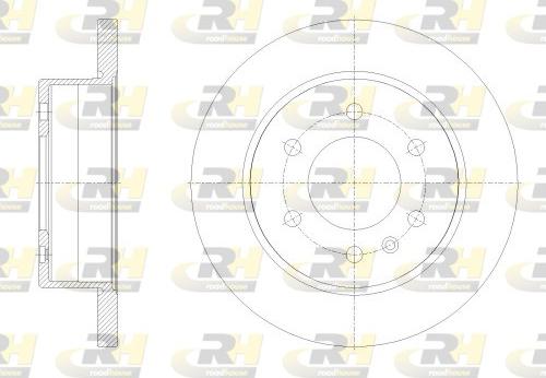 Roadhouse 62535.00 - Гальмівний диск autocars.com.ua