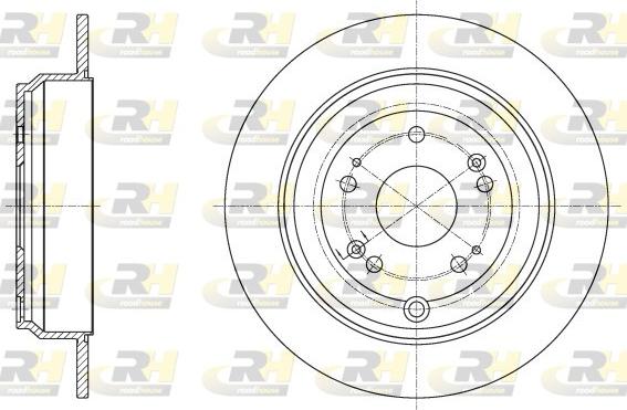 Roadhouse 62515.00 - Гальмівний диск autocars.com.ua