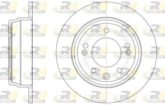 Roadhouse 62517.00 - Гальмівний диск autocars.com.ua