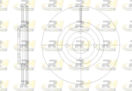 Roadhouse 62531.10 - Гальмівний диск autocars.com.ua