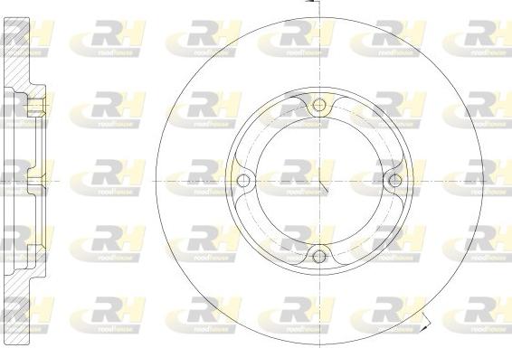 Roadhouse 62540.00 - Гальмівний диск autocars.com.ua