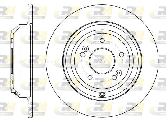Roadhouse 62542.00 - Гальмівний диск autocars.com.ua