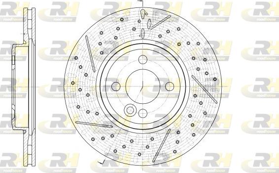 Roadhouse 62543.10 - Тормозной диск avtokuzovplus.com.ua