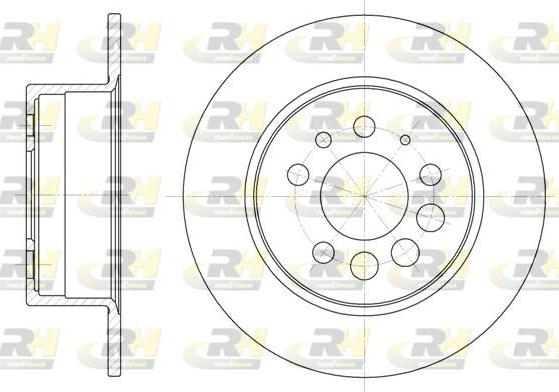 Roadhouse 6283.00 - Гальмівний диск autocars.com.ua